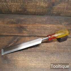 Rare Vintage Marples & Sons Shamrock M373 1 ½” Wide Bevel Edge Paring Chisel - Sharpened