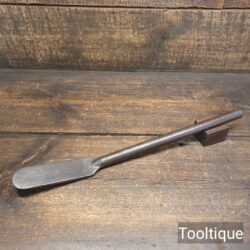 Vintage Cast Steel 1 ½” Wide Cast Steel Flat Iron Tool - Good Condition