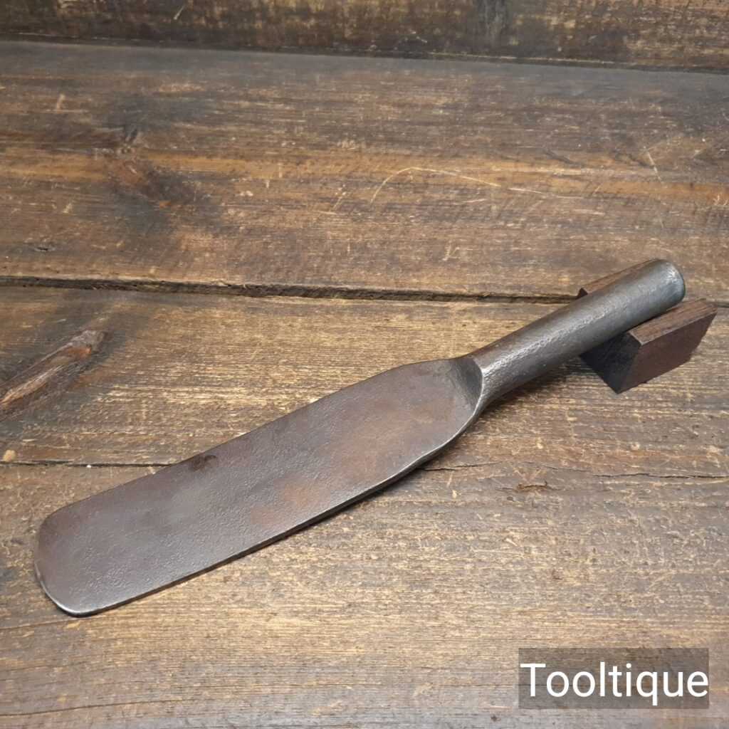 Vintage Cast Steel 1 ⅞” Wide Cast Steel Flat Iron Tool - Good Condition