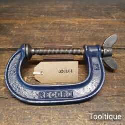 Vintage Single Record 3" G Clamp - Good Condition