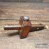 Vintage Rosewood & Brass Quick Adjustment Mortise Gauge - Good Condition