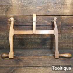 Vintage 12” Beechwood Saw Bow Saw - Good Condition