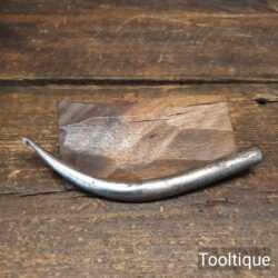 Vintage 6" Curved Steel Barbed Tool Used For Rope Tying - Good Condition