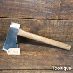 Vintage American Pattern Lathing Axe Hardwood Handle - Sharpened Honed
