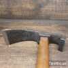 Antique Coopers Hand Adze With Beechwood Handle - Sharpened Honed