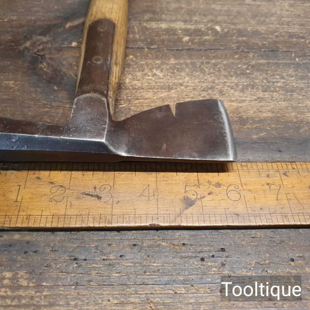 Vintage J. Tyzack & Sons No.1 Strapped Slaters Roofing Lathing Hammer