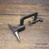 Vintage 4" Jewellers Table Anvil With Vice & Attached Clamp - Good Condition