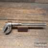 Unusual Antique 8” Cast Steel Adjustable Brevet Wrench Spanner - Good Condition