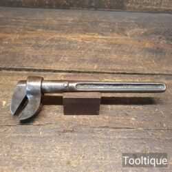 Unusual Antique 8” Cast Steel Adjustable Brevet Wrench Spanner - Good Condition