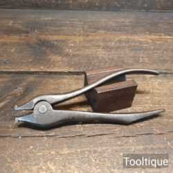 Vintage Cast Steel Dolphin Nose Pliers - Good Condition