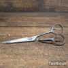 Unusual Vintage 6 ½” Sheffield Old Master Cranked Barber Scissors - Sharpened