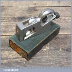 Vintage Record No: 077a Adjustable Bull Nose Plane - Hardly Used