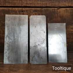 3 Vintage Cabinet Scrapers - Good Condition Ready To Use