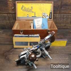 Vintage Boxed Record No: 405 Combination Plough Plane - Fully Refurbished