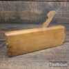 Crisp Vintage I. Sorby ½” Beechwood Beading Moulding Plane - Good Condition