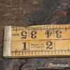 Vintage Rabone Chesterman No: 1167 Beech 4 Folding Rule - Good Condition