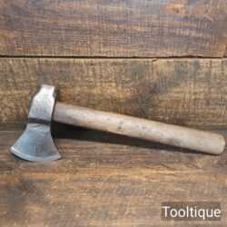 Unusual Antique Timber Splitting Axe with Hammer - Sharpened Ready To Use