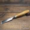 Vintage W. Marples & Sons 1” Carpenters Bevel Edge Chisel - Sharpened Honed