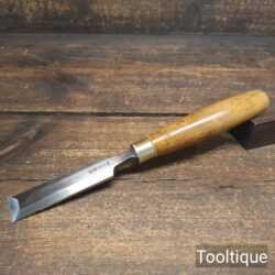 Vintage W. Marples & Sons 1” Carpenters Bevel Edge Chisel - Sharpened Honed