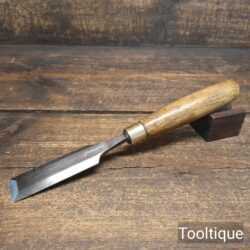 Vintage Robert Sorby 1 ³⁄₁₆” Carpenters Bevel Edge Chisel - Sharpened Honed