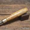 Vintage Robert Sorby 1 ³⁄₁₆” Carpenters Bevel Edge Chisel - Sharpened Honed