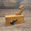 Antique Buck Boxwood Luthiers Small Rabbet Plane - Good Condition