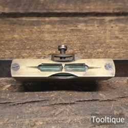 Vintage Interchangeable Machinists Brass Level - Good Condition