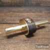 Unusual Antique Rosewood Brass Stemmed Mortice Gauge - Good Condition