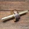 Unusual Antique Rosewood Brass Stemmed Mortice Gauge - Good Condition