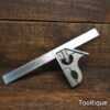 Vintage 12” Rabone Chesterman No:1912 Combination Steel Square - Good Condition