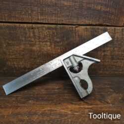 Vintage 12” Rabone Chesterman No:1912 Combination Steel Square - Good Condition