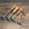 Vintage Selection 4 Different Scraper Tools - Sharpened Ready To Use