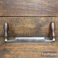 Vintage Joseph Buck Mid-19th C Drawknife 7 3/4" Cutting Edge - Sharpened Honed