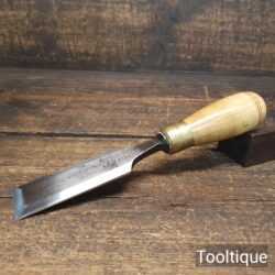 Vintage I. Sorby Carpenter’s 1 7/16” Bevel Edge Palm Chisel - Sharpened Honed