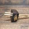 Unusual Vintage Rosewood Brass Mortice Gauge - Good Condition