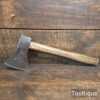 Antique Timber Splitting Hand Axe 4” Cutting Edge - Ready To Use
