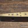 Vintage 12" Mahogany & Brass Adjustable Spirit Level - Good Condition