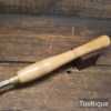 Vintage ⁷⁄₁₆” Woodturning Gouge Chisel Beech Handle - Good Condition