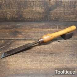 Vintage W. Marples 1” Skew Flat Woodturning Chisel - Good Condition