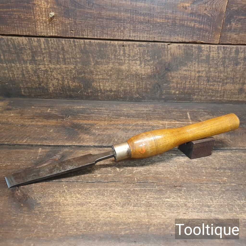 Vintage J. B Addis 1 ¹⁄₁₆” Skew Flat Woodturning Chisel - Good Condition