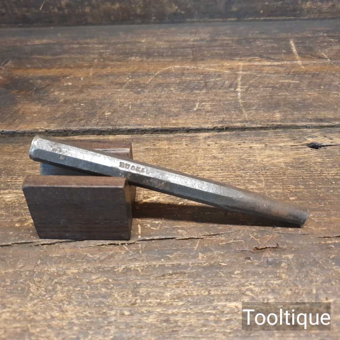 Vintage Buck Cast Steel Flat End Punch With ¹³⁄₃₂” End Good Condition