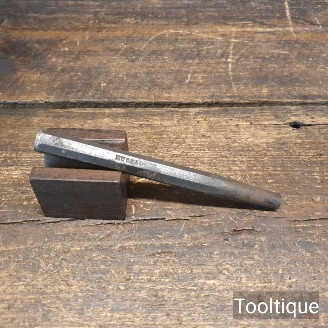 Vintage Buck Cast Steel Flat End Punch With ¹³⁄₃₂” End Good Condition