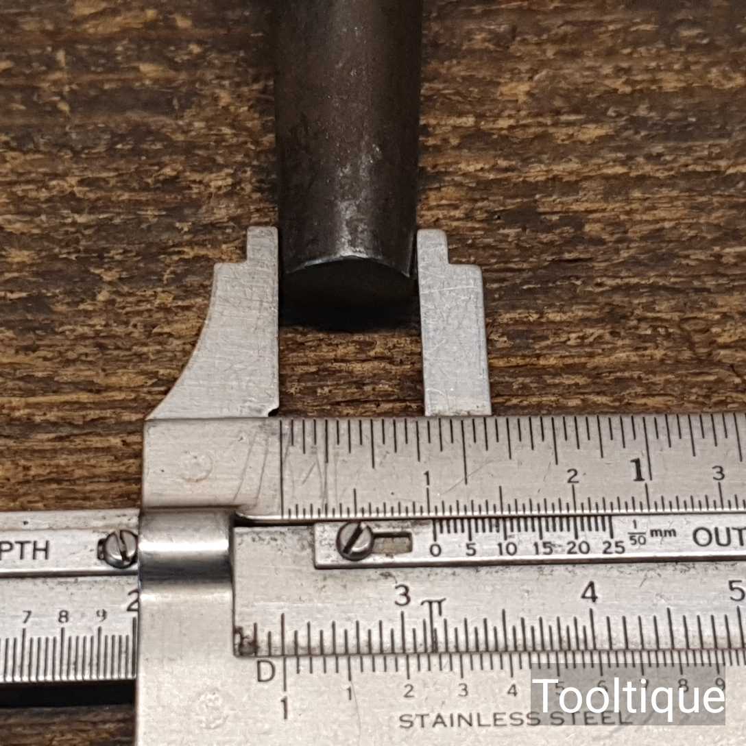 Vintage Buck Cast Steel Flat End Punch With ¹³⁄₃₂” End Good Condition