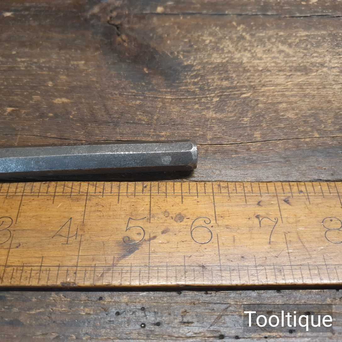 Vintage Buck Cast Steel Flat End Punch With ¹³⁄₃₂” End Good Condition