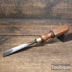 Vintage C. Hill ¹³⁄₁₆” Straight Woodcarving Gouge Chisel - Sharpened Refurbished