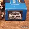 Vintage Eclipse Square Tool Bits ⁵⁄₁₆ x 3” - Sold As Singles