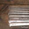 Vintage Set of 8 No: Ward & Payne Plough Plane Irons - Sharpened Honed