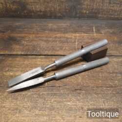 Vintage Moore & Wright Two Piece Bearing Scraper Set - Good Condition