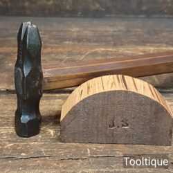 Scarce Antique Unique Hammer with J.S Punch & Octagonal Handle - Good Condition