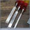 Three Marples Firmer Chisels With Shatterproof Handles - ¼” ½” & 5/8”